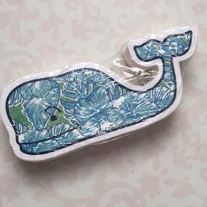 50-Pack Vineyard Vines Floral Whale Stickers